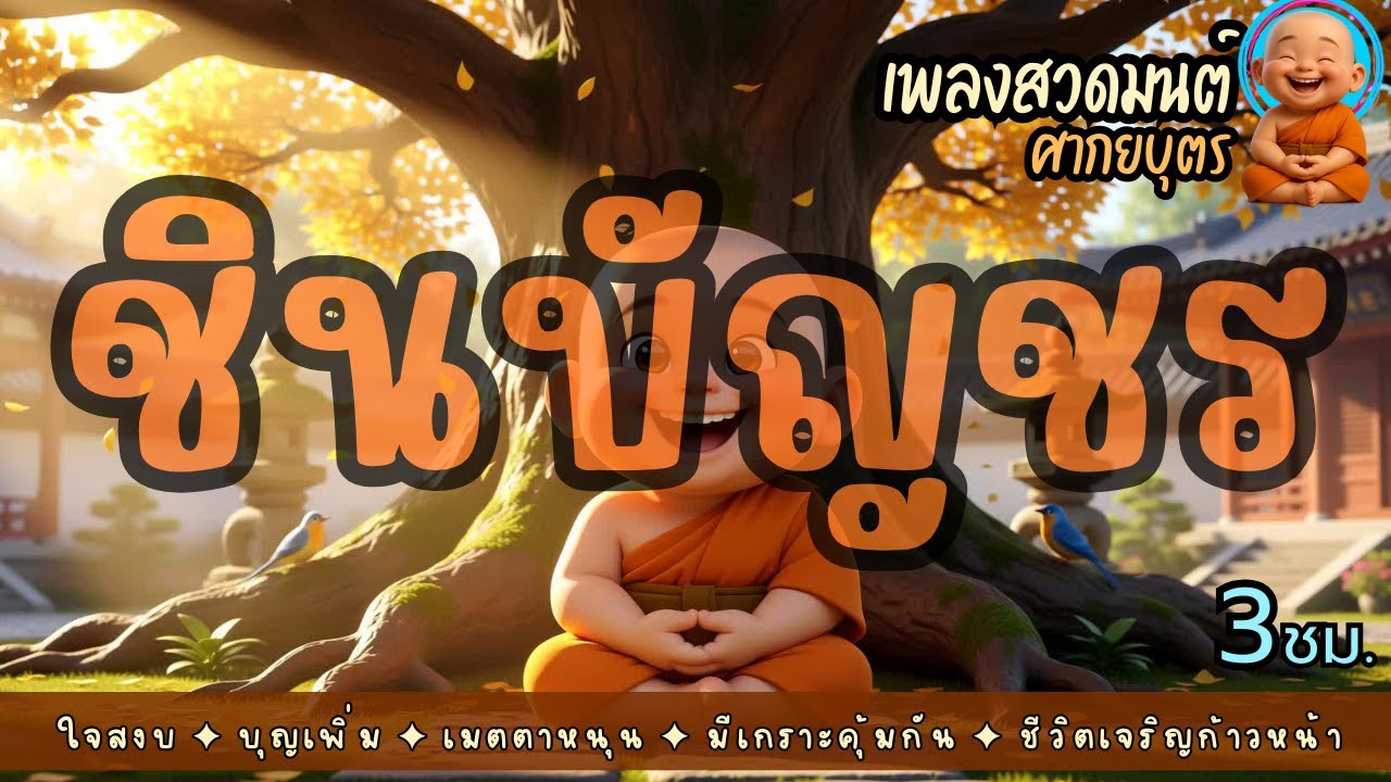 🙏🏻เพลงสวดมนต์ ชินบัญชร 3ชม. | ใจสงบ ✦ บุญเพิ่ม ✦ เมตตาหนุน ✦ มีเกราะคุ้มกัน ✦ ชีวิตเจริญก้าวหน้า