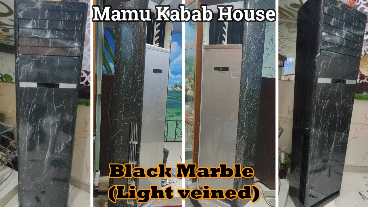 Mamu Kabab House - Black Marble (Light veined) - Standing AC