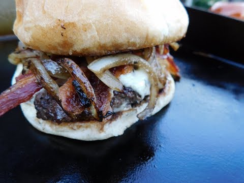 Smash Burgers on Blackstone Griddle