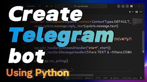 How to Create a Telegram Bot with Python in Just a Few Minutes! 🚀 | Step-by-Step Tutorial