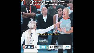 Sophie Cunningham stopped waiting on the whistle and took control.#basketball