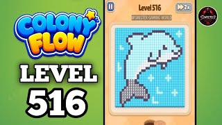 Colony Flow New Update Level 516 Gameplay Walkthrough Solution