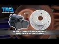 How to Replace Rear Brakes 1994-2004 Ford Mustang