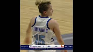 Olga Frolkina 18 Points Highlights Vs Ummc Ekaterinburg
