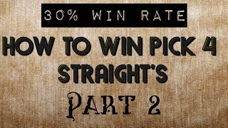 Celebrity Pick 4 Strategy (How To Win Straights but very Risky) Profile