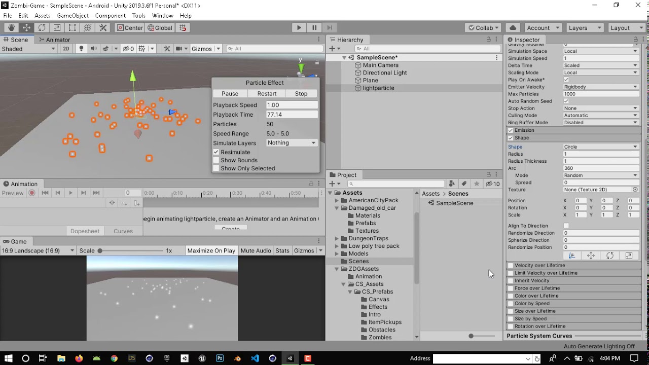 How to Create Particle Effect in Unity | Tamil-ல் - YouTube