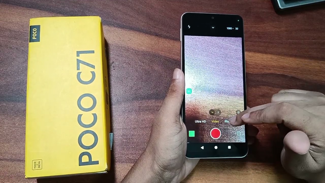 How to slow motion video in Poco C71