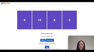 24 Game (Harvard 2022 CS50 Final Project) Shih-Chien Huang