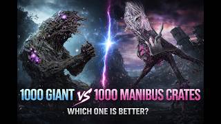 1000 Manibus vs 1000 Giant Crates – Best Mod Farm? Once Human New Mod System screenshot 2