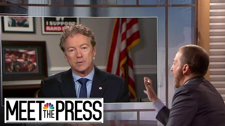 Full Paul: White House Is Making 'Big Mistake' Denying Quid Pro Quo | Meet The Press | NBC News