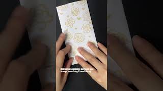 pattern making video? 🤔 #packing #packanorderwithme #packaging