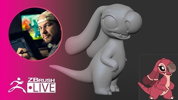 3D Model a Lilo & Stitch Character #withme ! - Shane Olson - Part 2