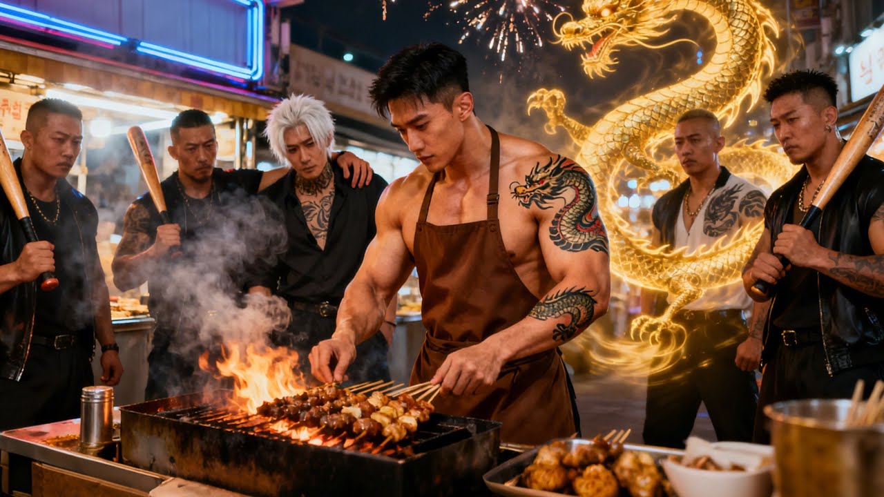 El vendedor de satay humilla a los matones en 60 s: ¡era un ex comando élite!
