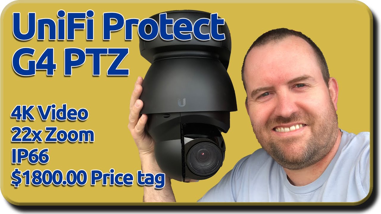UniFi Protect G4 PTZ - UVC-G4-PTZ - YouTube