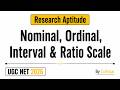 Nominal, Ordinal, Interval & Ratio Scale Concepts | Expected PYQs UGC NET 2026 || Paper-1