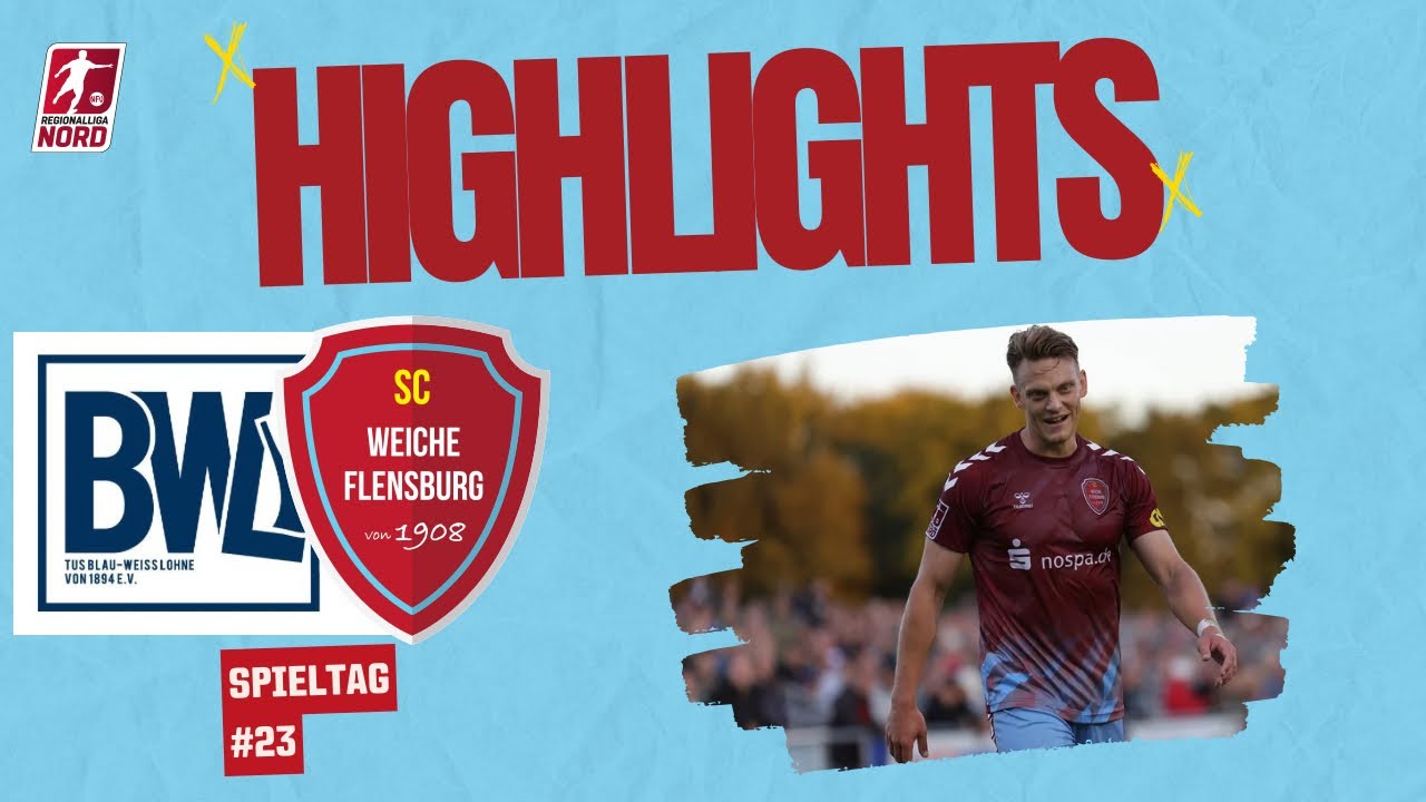 23. Spieltag Regionalliga Nord 25/26 | TuS Blau-Weiß Lohne - SC Weiche Flensburg 08 | Highlights