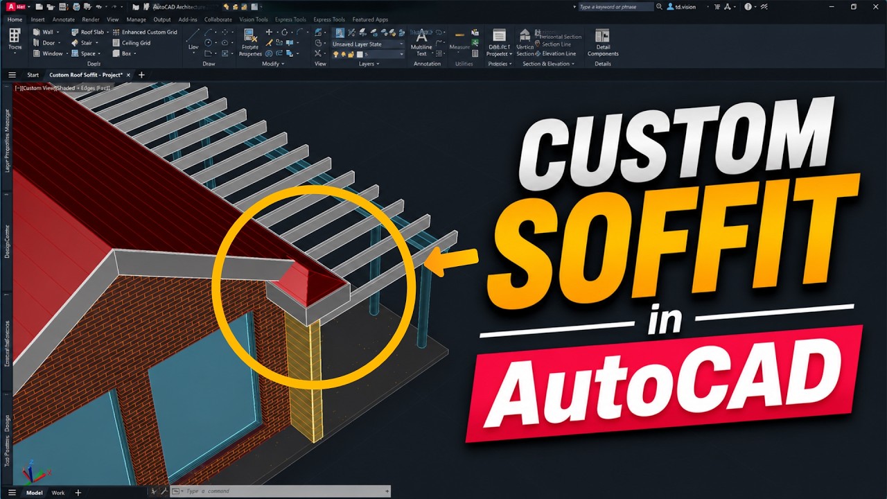 How to: Soffit + Fascia in AutoCAD Architecture