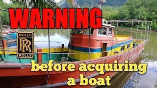 Warning before buying or acquiring a boat in Philippines
