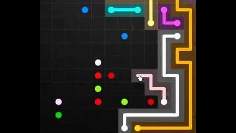 12 × 12 MANIA LEVEL 45 - FLOW GAME ON FACEBOOK Connect the dots
