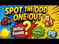 Initial Sounds Game - Spot the Odd One Out - Jolly Phonics Learn Beginning Sounds, Phonics for KG