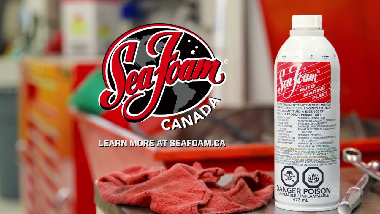 How to clean a gasoline fuel injection air intake with Sea Foam Spray 