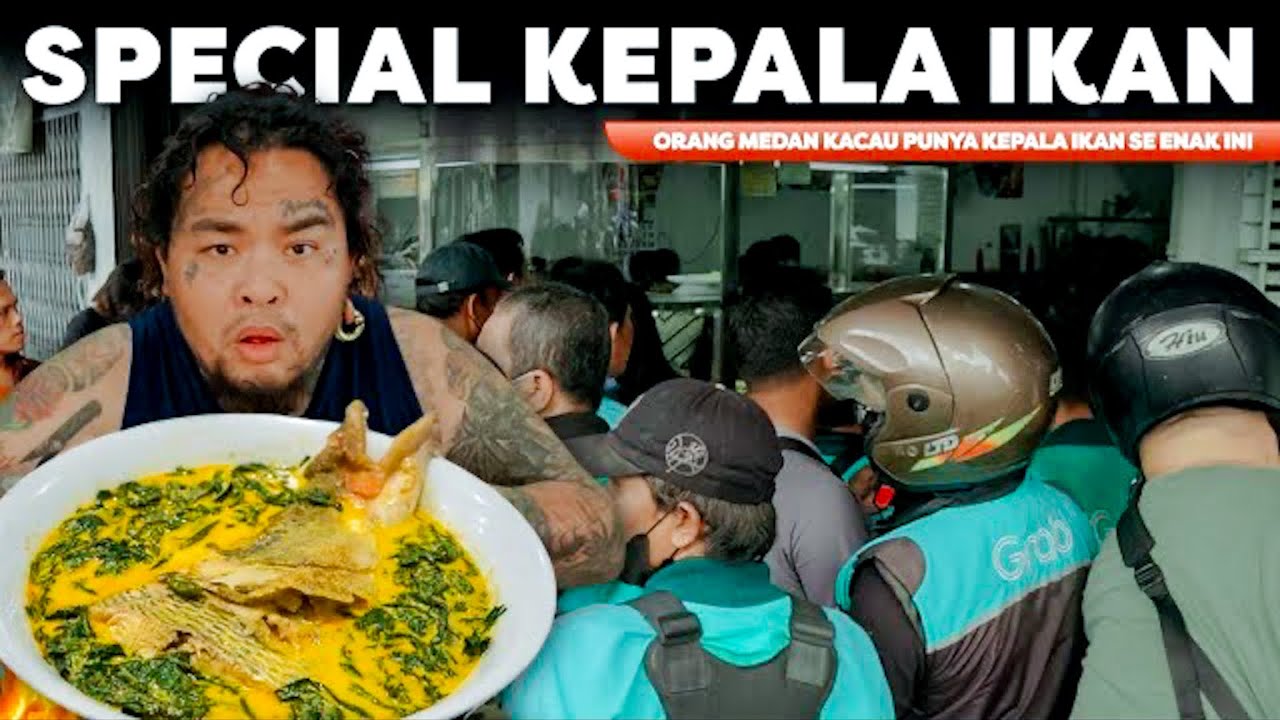 BEREBUT KEPALA IKAN DENGAN OJOL DI MEDAN..!!!
