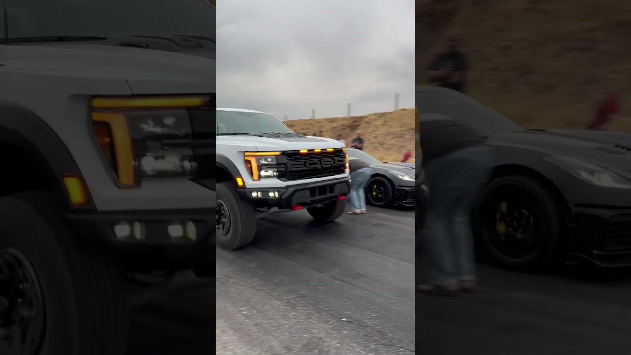 Raptor R vs Corvette C7 🔥🔥