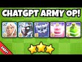 This ChatGPT Army is ACTUALLY GOOD! Dominates Legend League! | Clash of Clans
