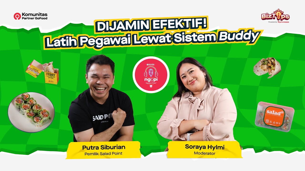 [3/3] Pelatihan Pegawai yang Efektif ala Salad Point | Podcast NGOPI "Ngobrol Pintar" Bersama GoFood