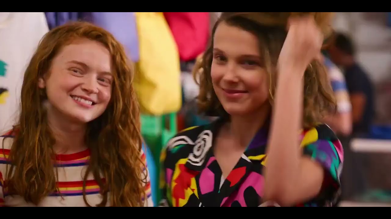 Max and Eleven shopping scene-"Material Girl"-Madonna ||Stranger Things Fanpage|| @Visiliki.V