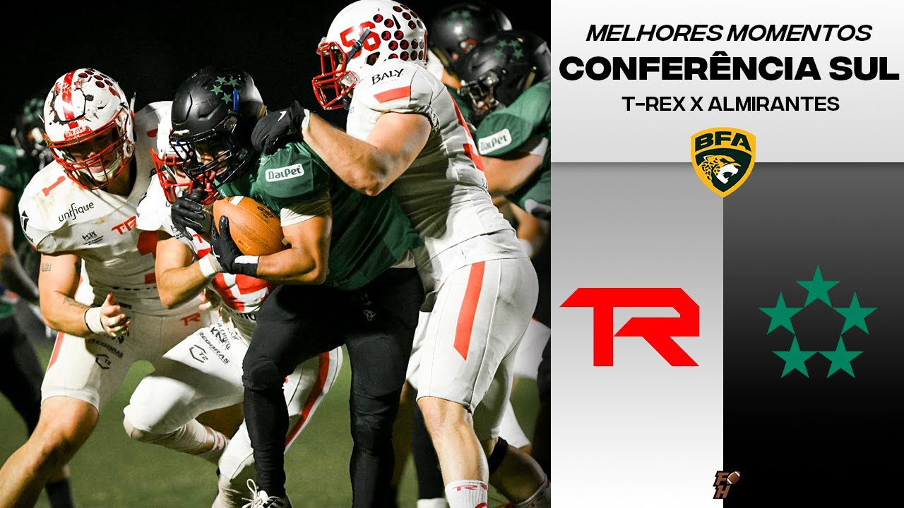 T-REX 12 X 15 ALMIRANTES FA | FINAL CONF. SUL BFA 1XBET 2023 | Melhores Momentos