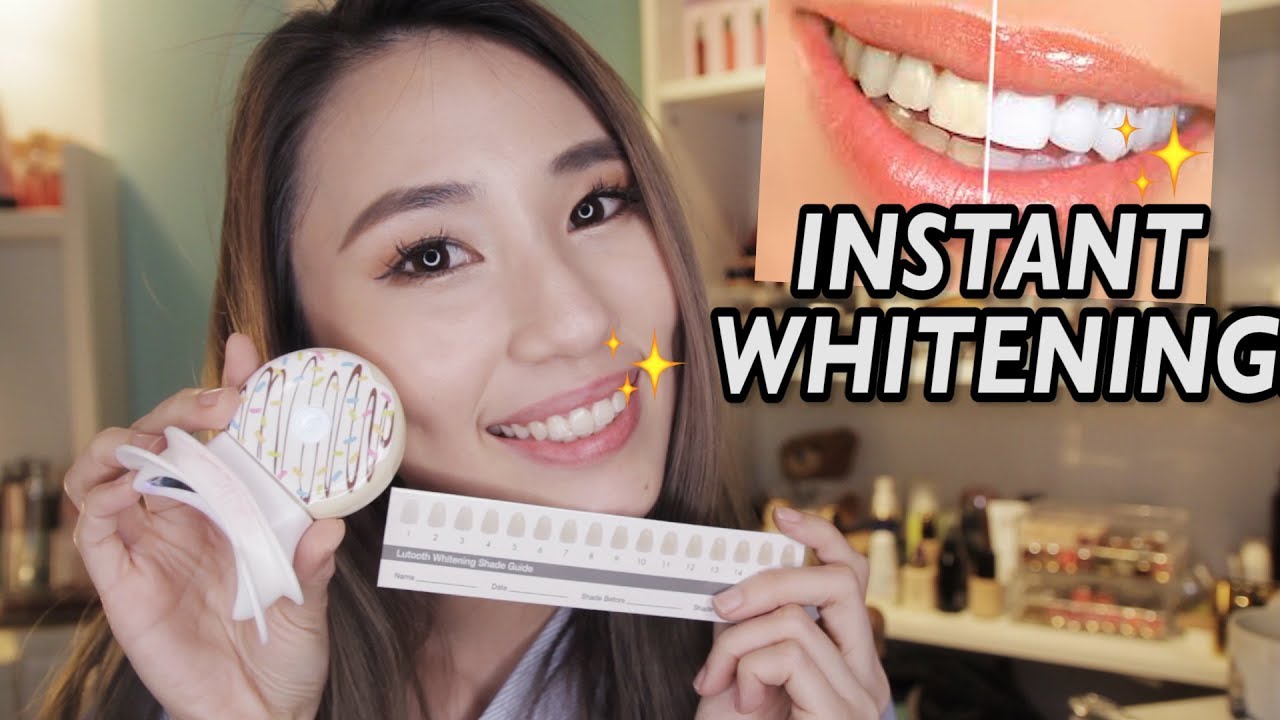 HOW I WHITEN TEETH INSTANTLY AT HOME! YouTube