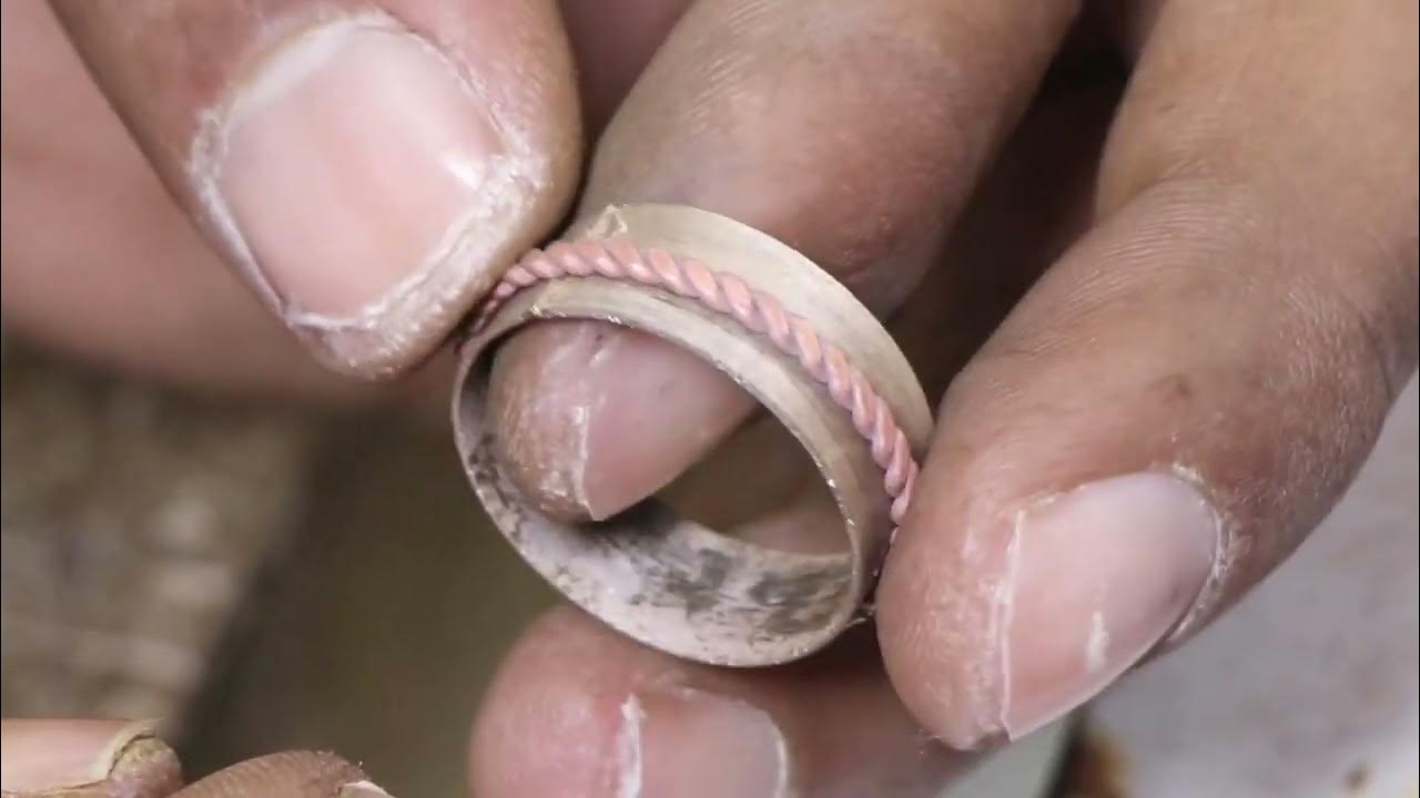  Watch full video on how to make a gold ring Like and subscribe the