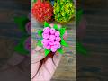 Making Flower 🌺 With Colourful Clay ✨ | Relaxing ASMR 💫#asmr #diy #relaxing #craft #shorts