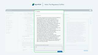 Synciq - Regulatory Copilot User Journey