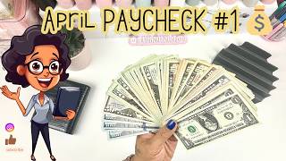 Cash Stuffing My First Paycheck of April 💰 | Bills, Savings & Savings Challenges