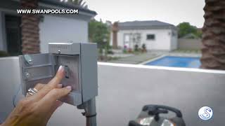 Swan Pools - Automatic Swimming Pool Cover - Remote / App Integration - Custom Swimming Pool Designs