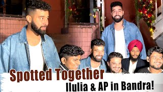 Ilulia Vantur & Ap Dhillon Spotted In Bandra