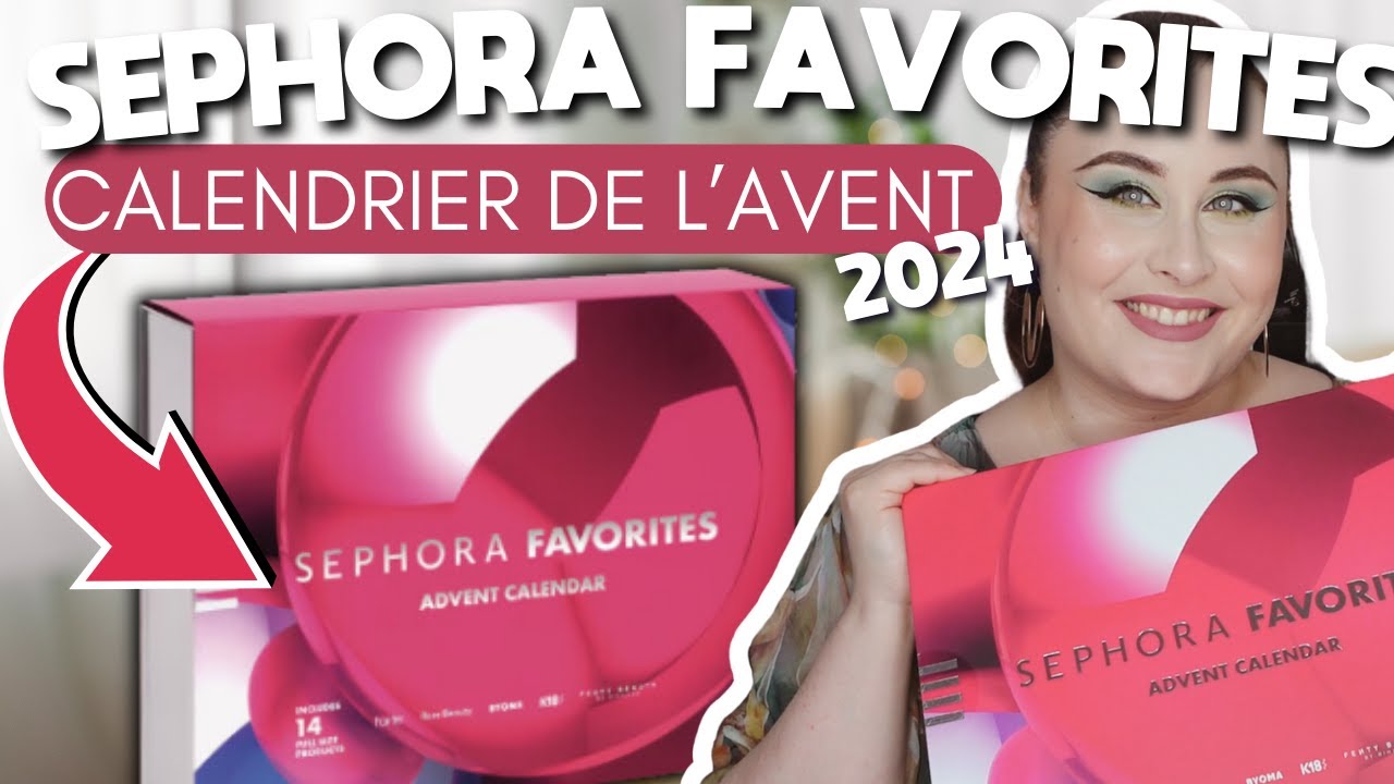 Calendrier De L'Avent SEPHORA FAVORITES 2024 - 24 Produits Beauté, Neuf, Coffret Cadeau