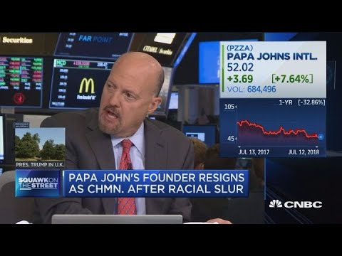 Cramer: Pizza execs say Papa John's is 'falling apart' when compared with Domino's