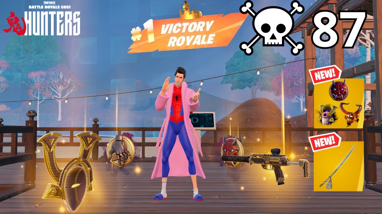 87 Elimination PETER B PARKER Solo Vs Squads Zero Build Gameplay WINS (NEW Fortnite Chapter 6)