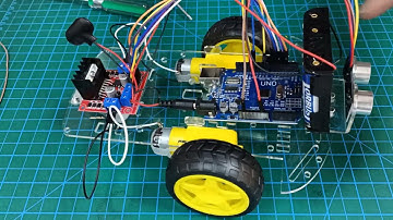 Arduino 2WD Engelden Kaçan Robot Araba Yapımı