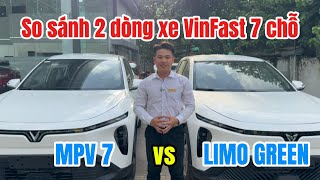 Sports Performance Comparing 2 VinFast 7-seater models | MPV 7 and Limo Green