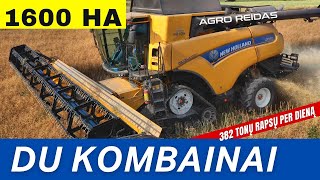 Kaip du kombainai nukulia 1600 ha ? || AGRO REIDAS #99