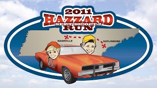 Hazzard Run 2011: General Lee convoy - Dukes of Hazzard