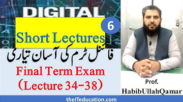 CS302 final term preparation Short Lectures | Shift Registers, Sequential Circuit  Past papers