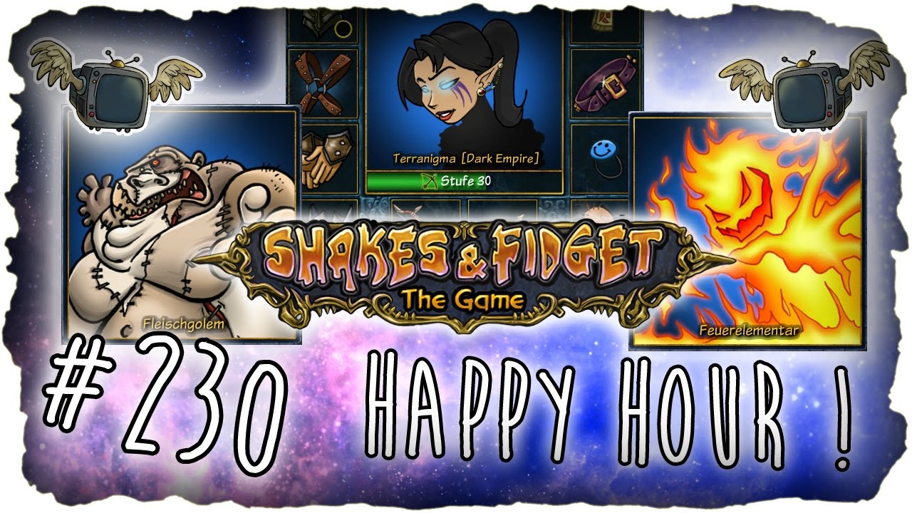 ★ Happy Hour & Dungeons / gemuted ★ w14.sfgame.net ★ Shakes and Fidget [HD] 