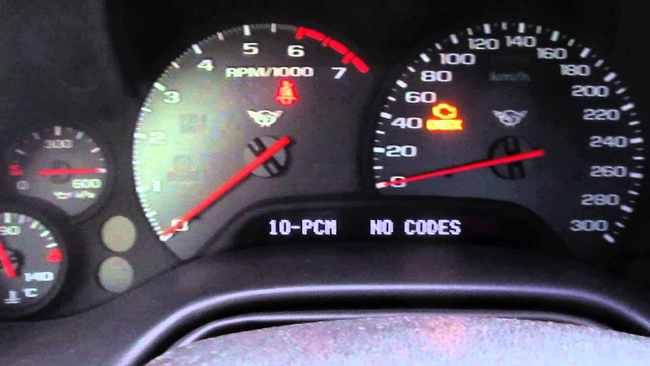 シボレー　コルベット　ｃ5　メーター C5 Corvette DTC Self-Diagnosis Function Explanation (C5 Corvette