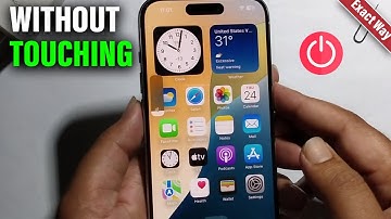 How to power off iphone without touching screen 2025 (Any iphone)