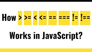 ✅ JavaScript Operators | JavaScript Comparison Operators  | JavaScript Conditional Statements